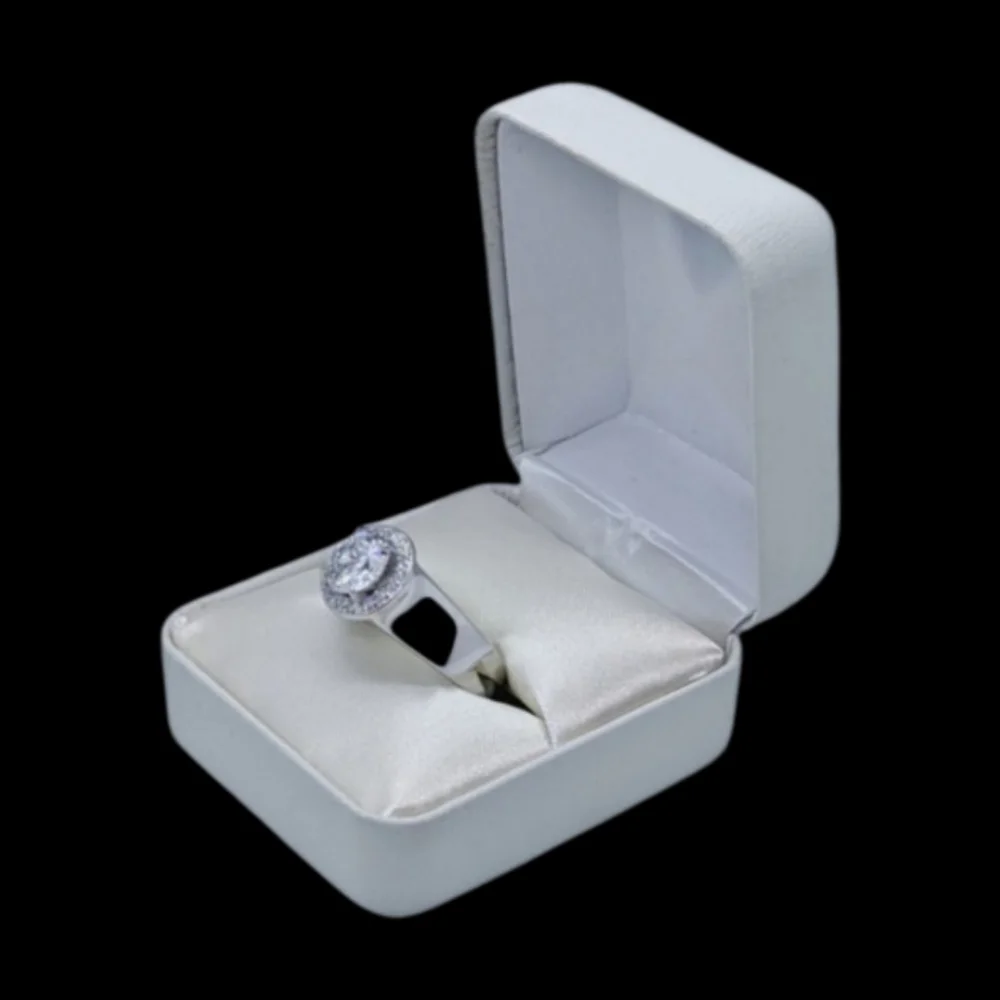 Sterling Silver CZ Ring. Stamped 
